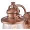 Westinghouse Fixture Wall Outdoor 60W Emma Jane Washed Copper Clear Seeded Glass 6361000 - alternate 5